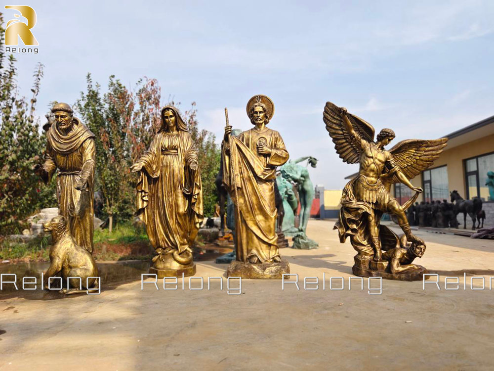 more bronze religious statues finished at Relong Foundry