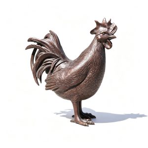Bronze Rooster Statue for Sale