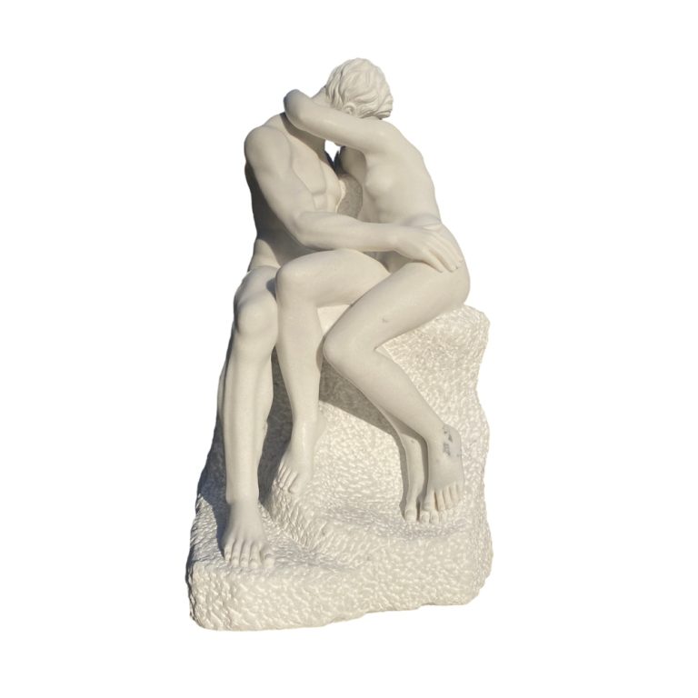 Marble The Kiss Sculpture for Sale