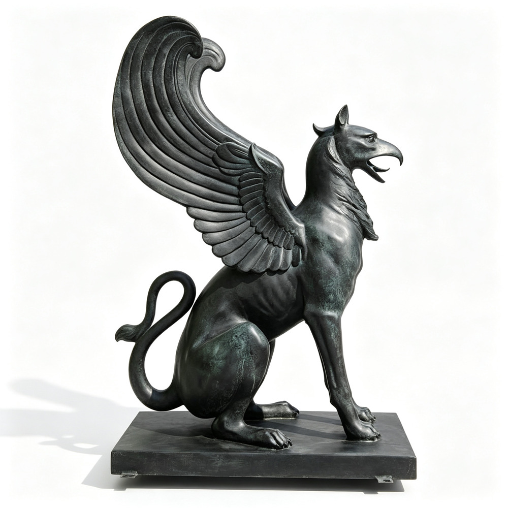 Custom Bronze Griffin Statue RBOA-063