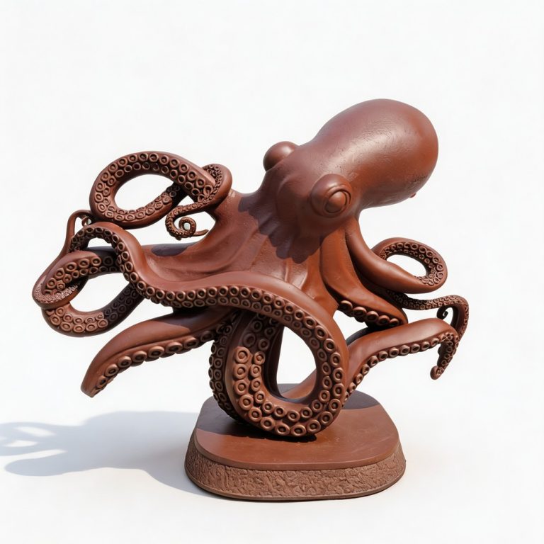bronze octopus sculpture for sale