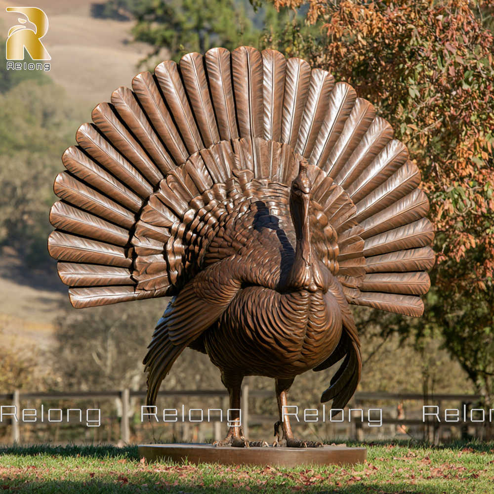 life size Wild Turkey Statue