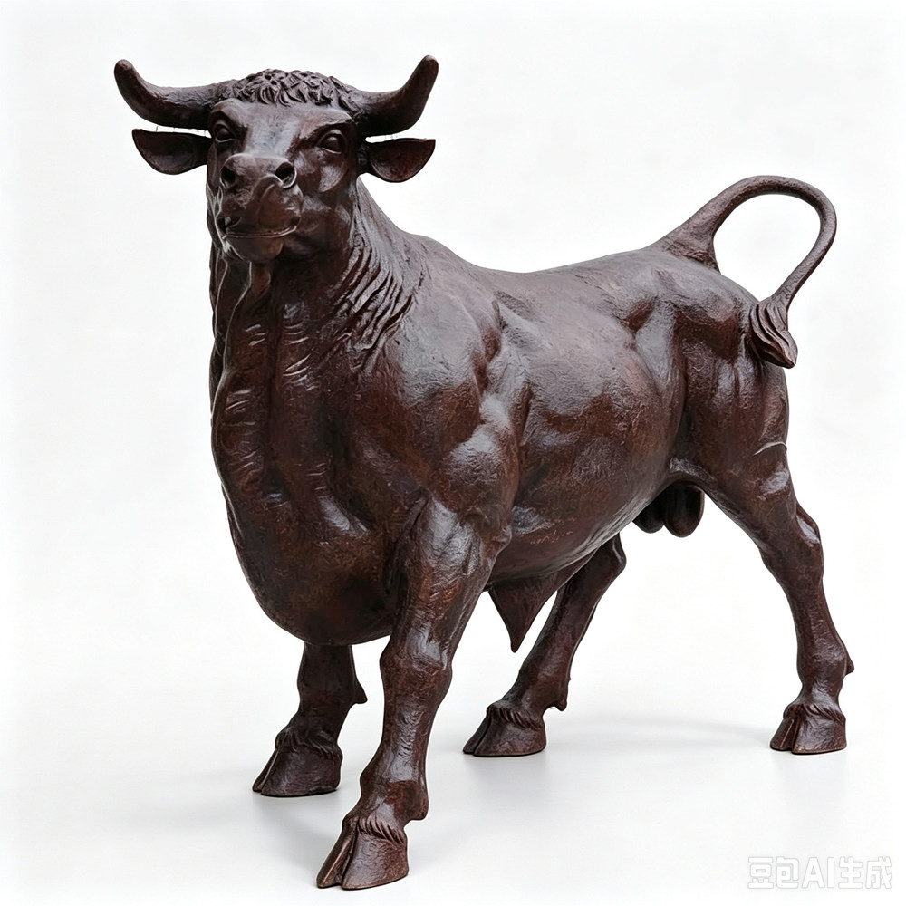 Custom Bronze Cattle Sculpture
