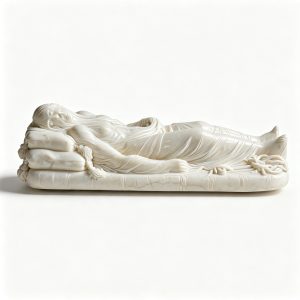 marble veiled Jesus sculpture for sale
