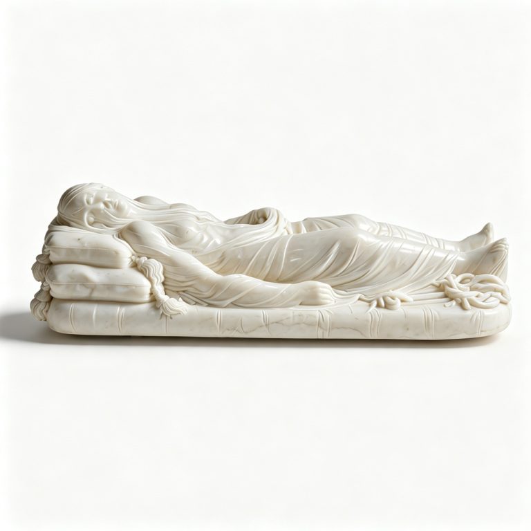 marble veiled Jesus sculpture for sale
