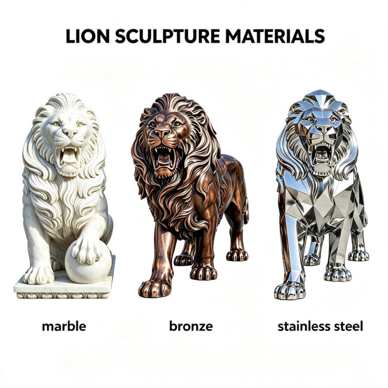 popular lion sculptures