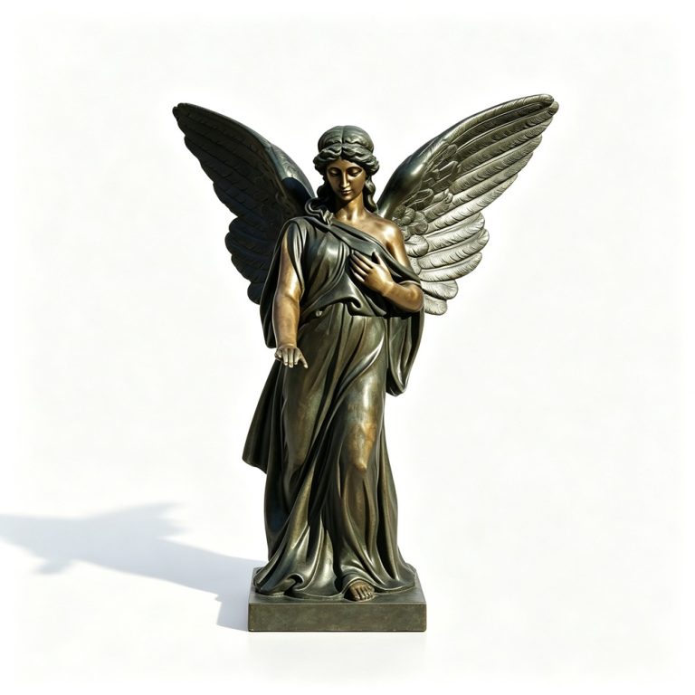 Winged Angel Statue for sale