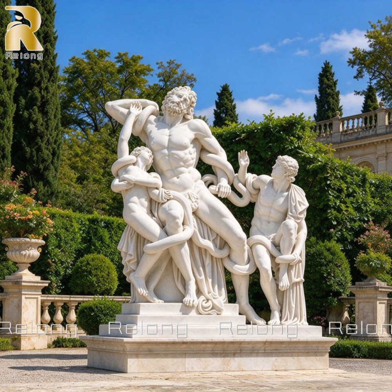 decorative laocoon and his sons statue