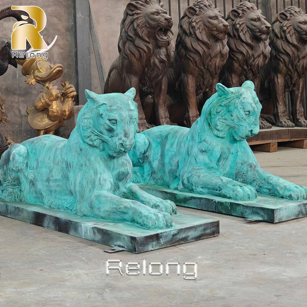 life size princeton tiger statue