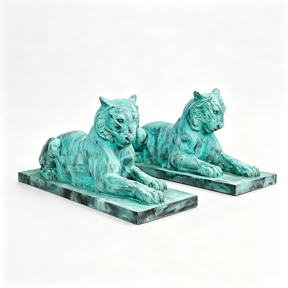 Life Size Bronze Princeton Tiger Statues RBOA-070