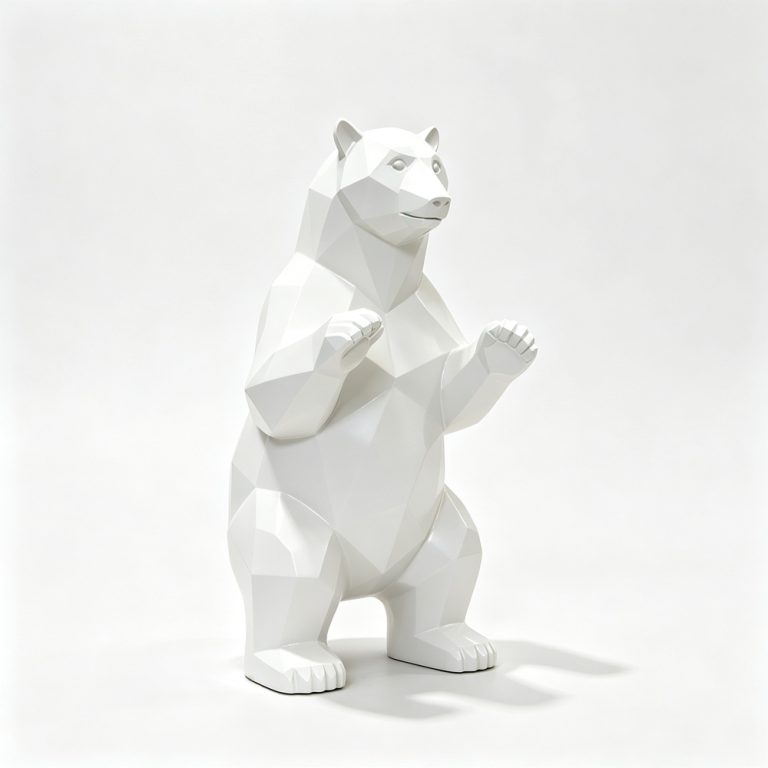 white bear sculpture for sale