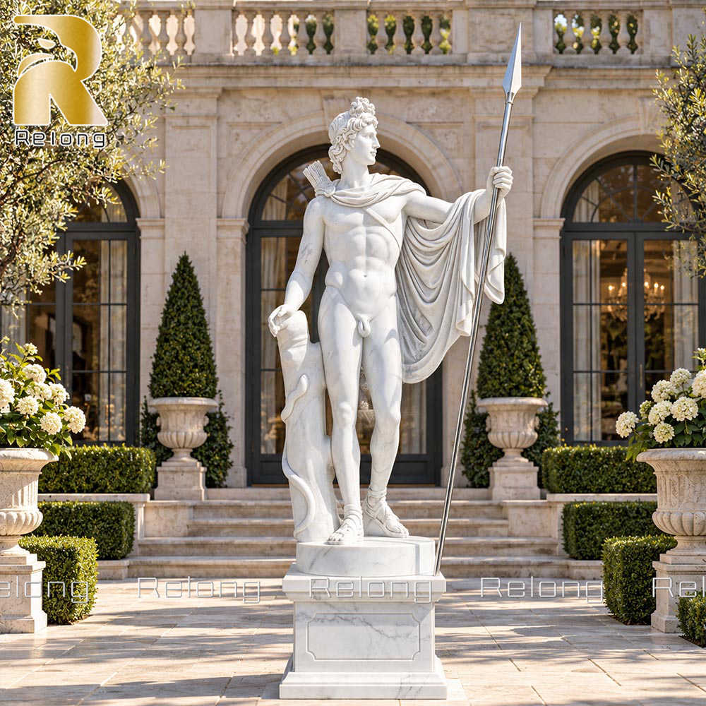 Marble Apollo Belvedere Statue