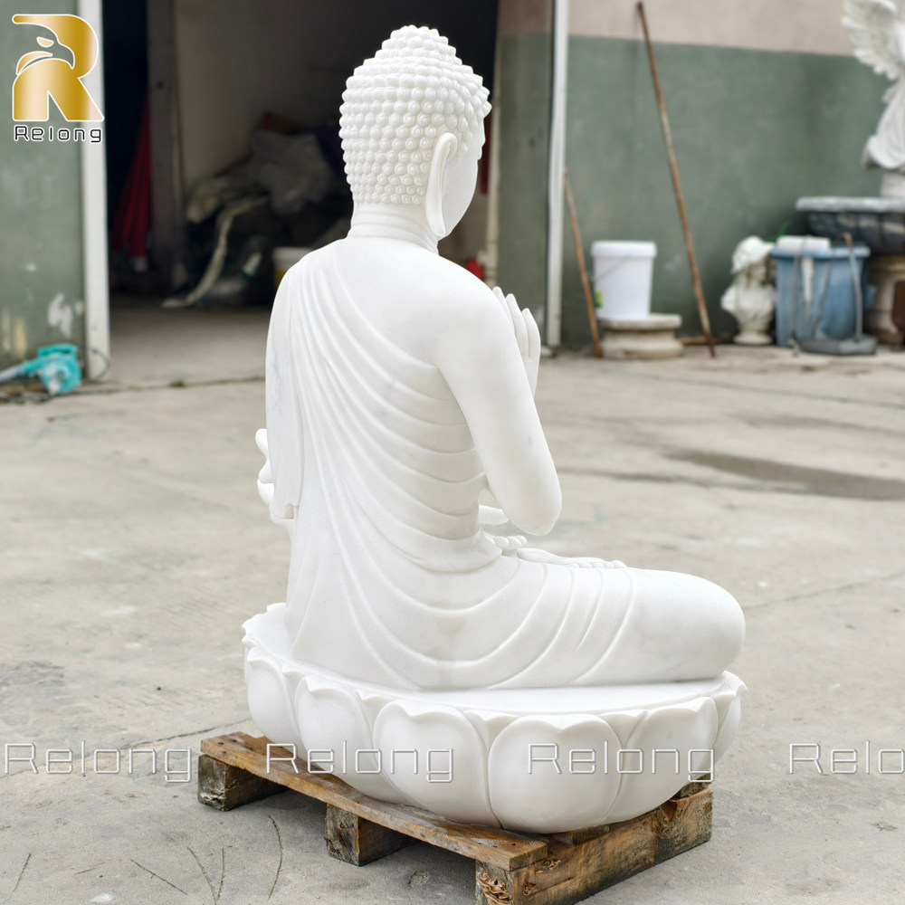 back view details of Teaching Buddha Statue