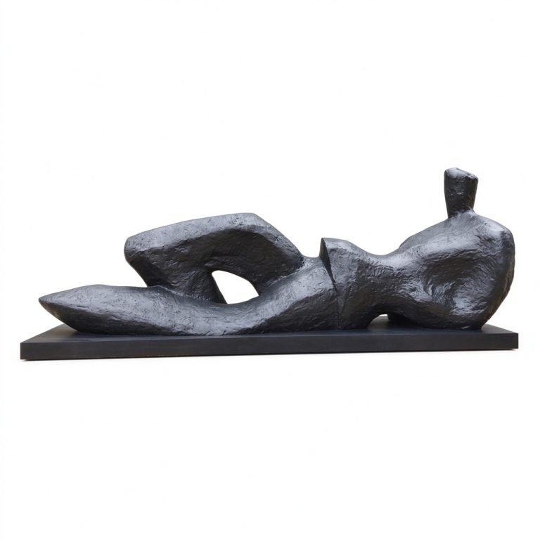 bronze reclining figure statue for sale