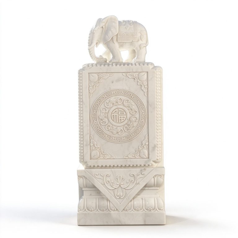 marble stone elephant statue for garden